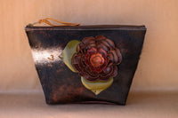 Cowhide Makeup Bag